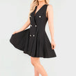 Load image into Gallery viewer, Button Front Detail Mini Dress