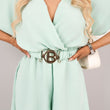 Load image into Gallery viewer, Short Sleeve Belted Playsuit with Elastic Waist