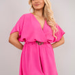 Load image into Gallery viewer, Short Sleeve Belted Playsuit with Elastic Waist