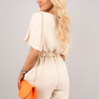 Load image into Gallery viewer, Short Sleeve Belted Playsuit with Elastic Waist