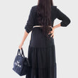 Load image into Gallery viewer, Belted Button Down Tiered Maxi Dress