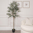 Load image into Gallery viewer, Large Faux Potted Olive Tree