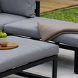 Load image into Gallery viewer, Grey 4 Seater Modular Aluminium Lounge Set with Side Cushions