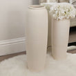 Load image into Gallery viewer, XL Floor Standing Stone Ceramic Neutral Vase