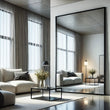 Load image into Gallery viewer, Black Oversized Mirror
