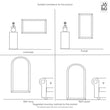 Load image into Gallery viewer, Gold Metal Rectangle Mirror
