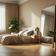 Load image into Gallery viewer, Gold Metal Rectangle Mirror