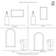 Load image into Gallery viewer, Large Gold Metal Rectangle Mirror