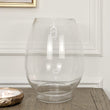 Load image into Gallery viewer, Tall Oval Glass Decorative Vase
