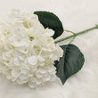 Load image into Gallery viewer, White Giant Pom Pom Hydrangea Single Stem Flower - Set of 3