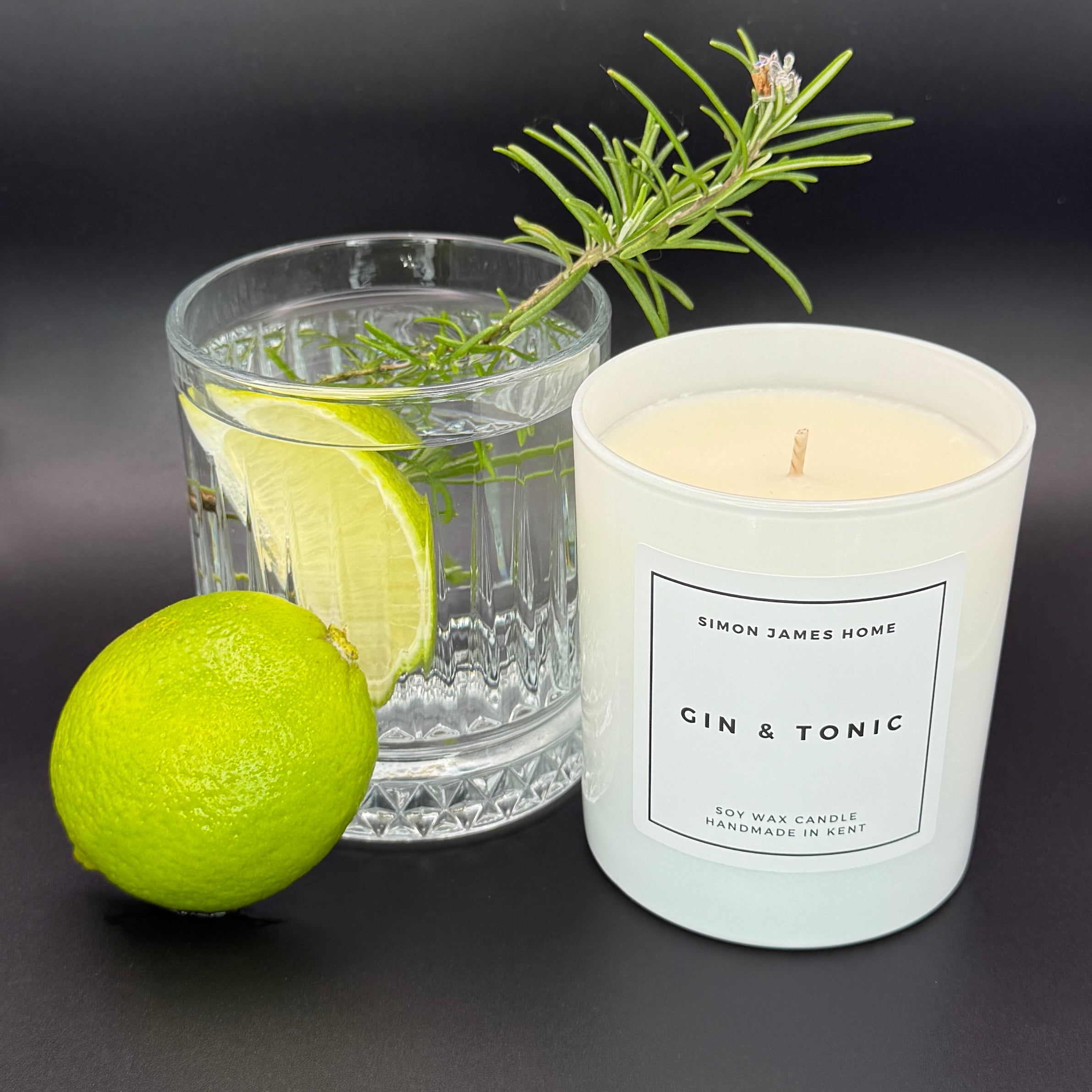 Gin & Tonic Candle - Handmade Soy Wax - Miola