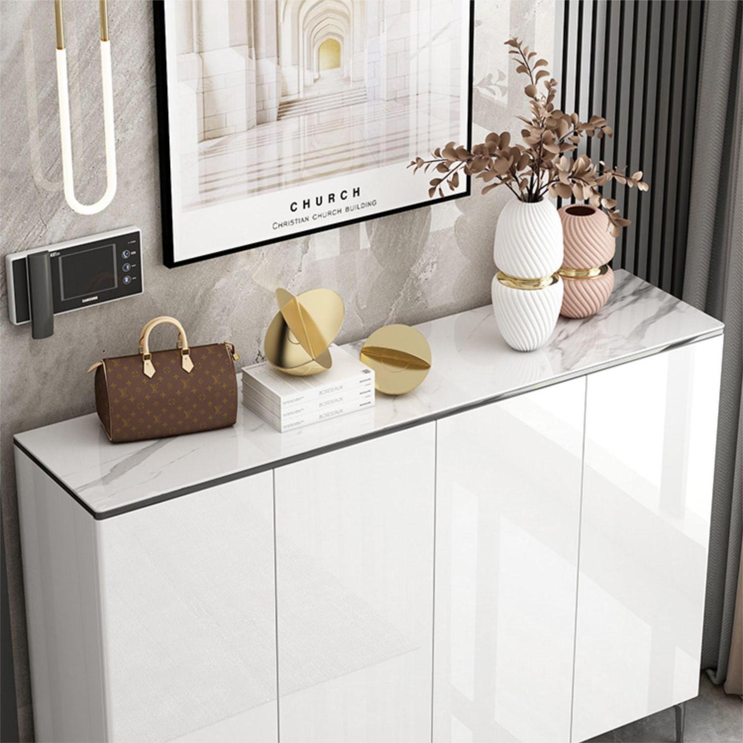 Madge Shoe Storage, White - Miola