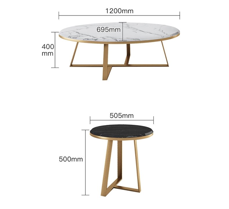 Reims Nesting Coffee Table Set - Miola