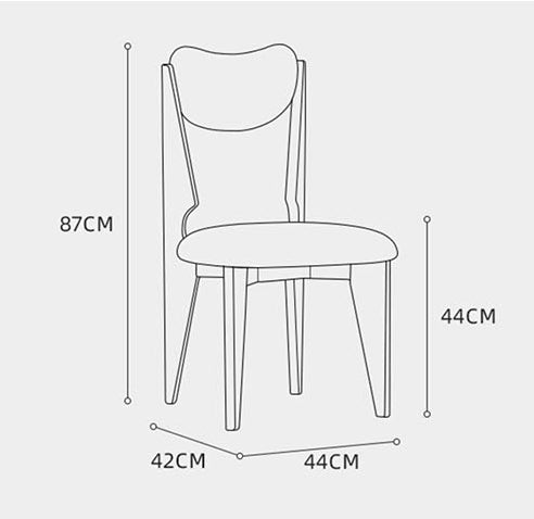 Molan Dining Chair, White Boucle - Miola