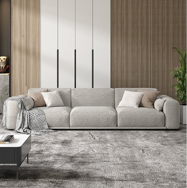 Frances Two Seater Sofa, Cotton Linen - Miola