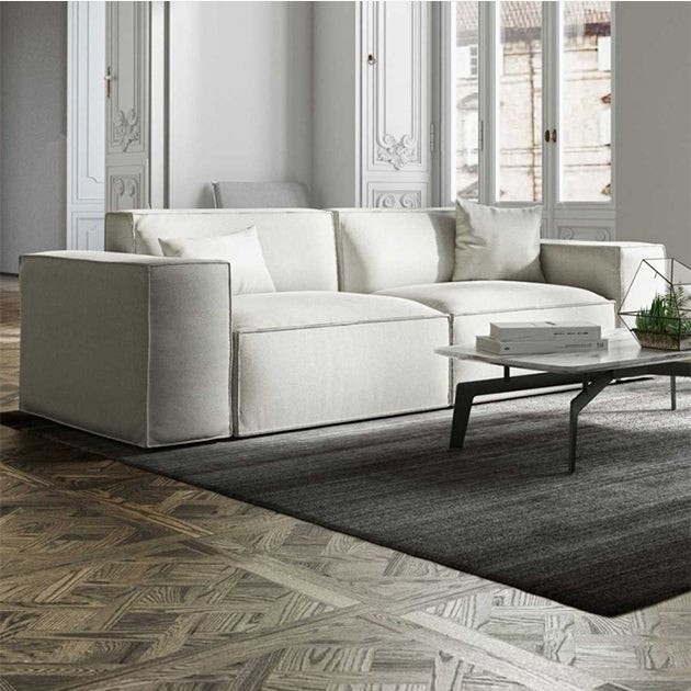 Lynnbrook Two Seater Sofa, Linen - Miola