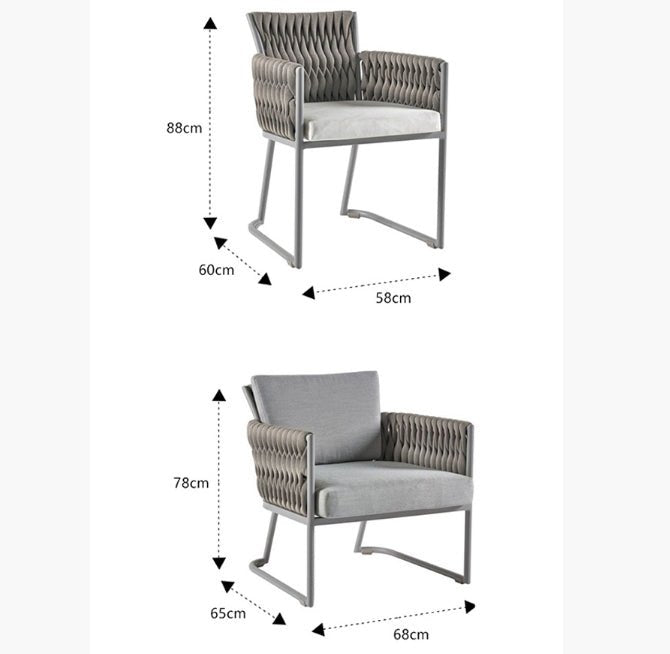 Macleod Garden Rattan Dining Chair - Miola