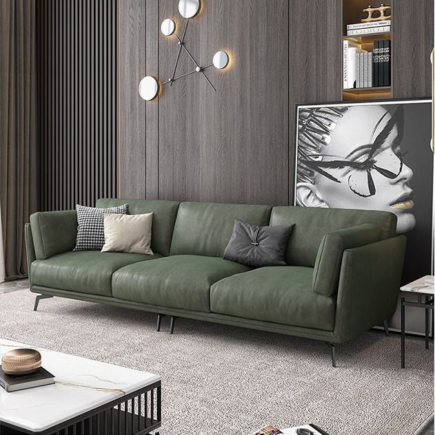 Reynold Two Seater Sofa, Leatheraire - Miola