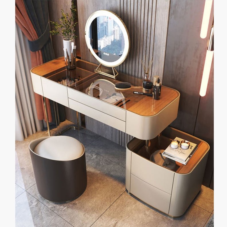 Vida Nevada Dressing Table with Mirror - Miola