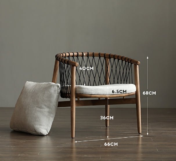 Hans Style AN81 Armchair, Walnut - Miola