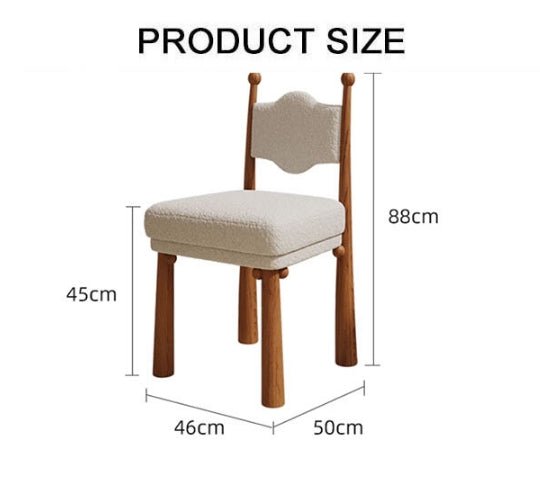 Tessa Dining Chair, Boucle - Miola