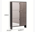 Knauss Mirrored Shoe Storage, Halllway - Miola