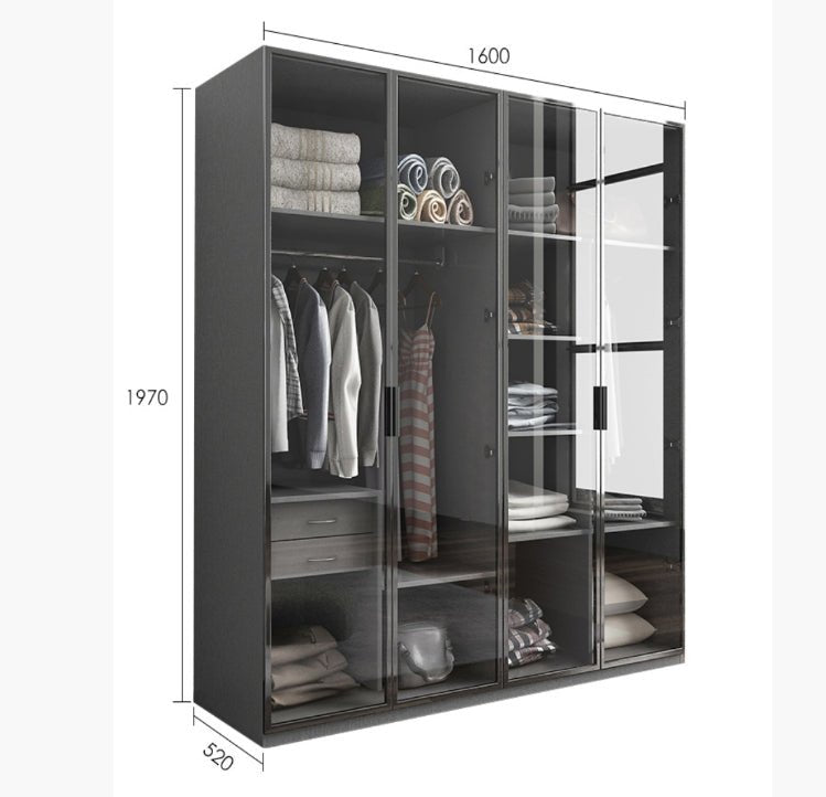KA9370 Wardrobe, Different Sizes Available - Miola