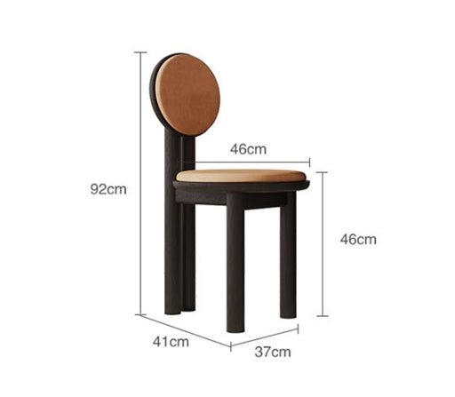 Shames Dining Chair, Oak - Miola
