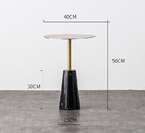 Kilby Side Table, Marble - Miola