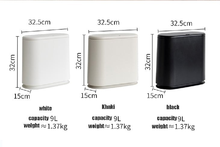 Nordic Touch Top Rubbish Bin, Three Sizes Available - Miola
