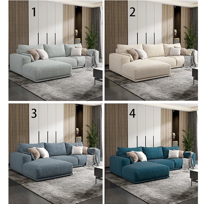 Frances Two Seater Sofa, Cotton Linen - Miola