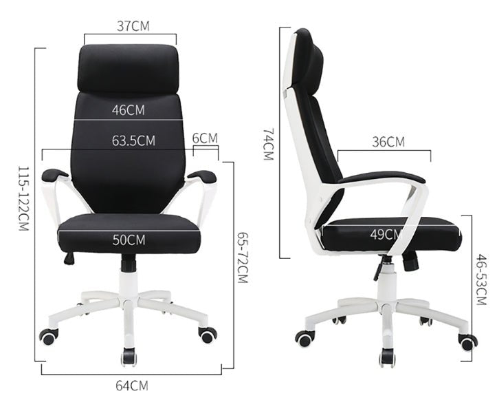 UA63 Office Chair, White - Miola