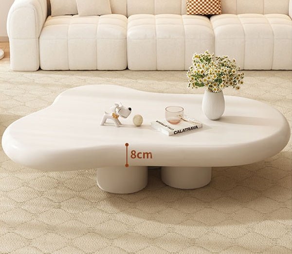 Quintus Coffee Table, Cream - Miola