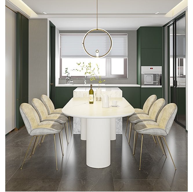 La Plainville Dining Table, White - Miola