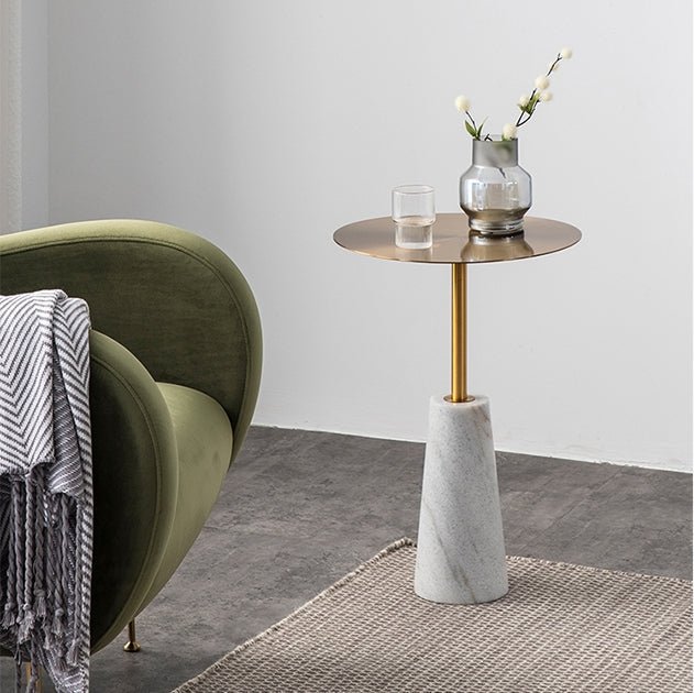 Kilby Side Table, Marble - Miola
