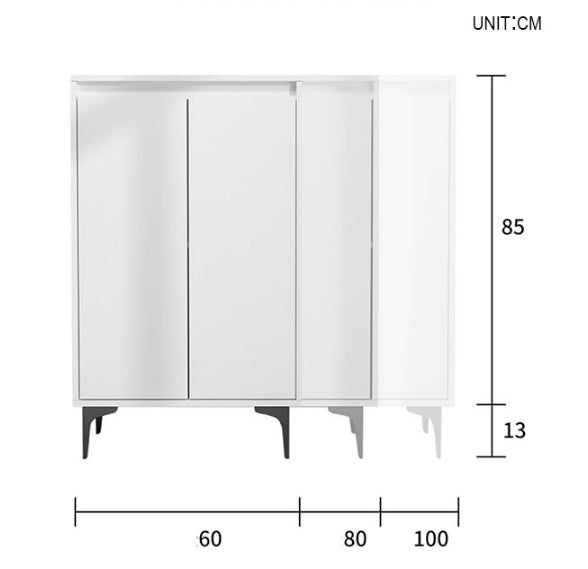 Cethy Wood Shoe Storage, White - Miola