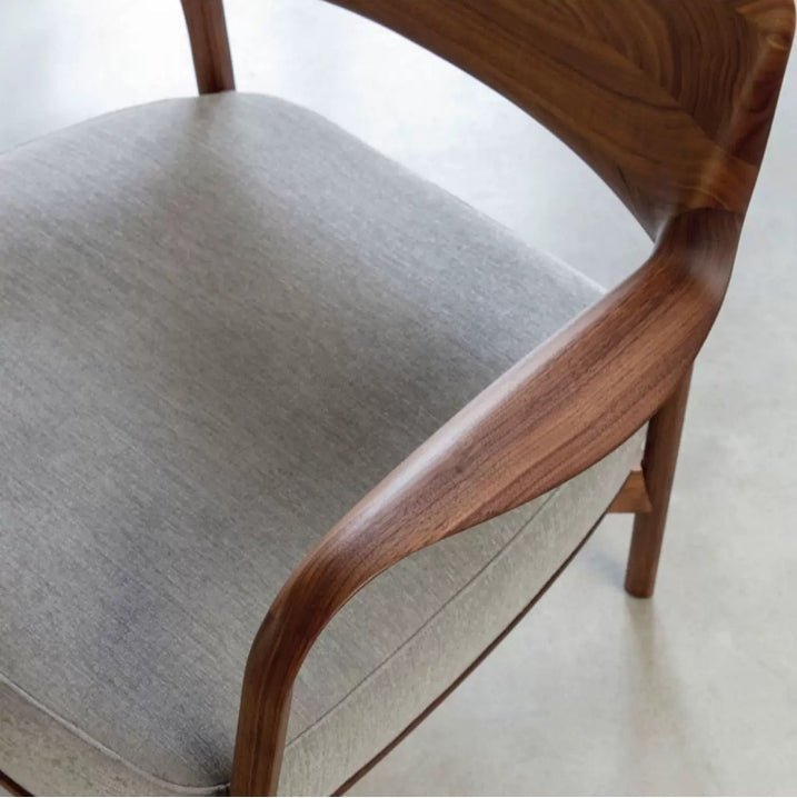 Hans Wegner Inspired Armchair, Dark Oak - Miola