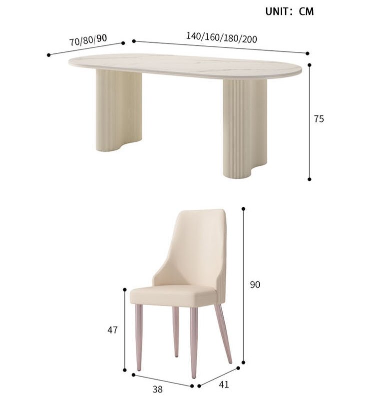 Peru Dining Chair, Cream - Miola