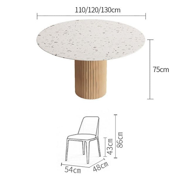 A Set of 2 Sienna Dining Chairs, White - Miola