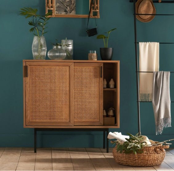 Acacia Cane Rattan Sideboard - Miola