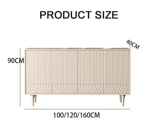 Admon Sideboard, Cream - Miola