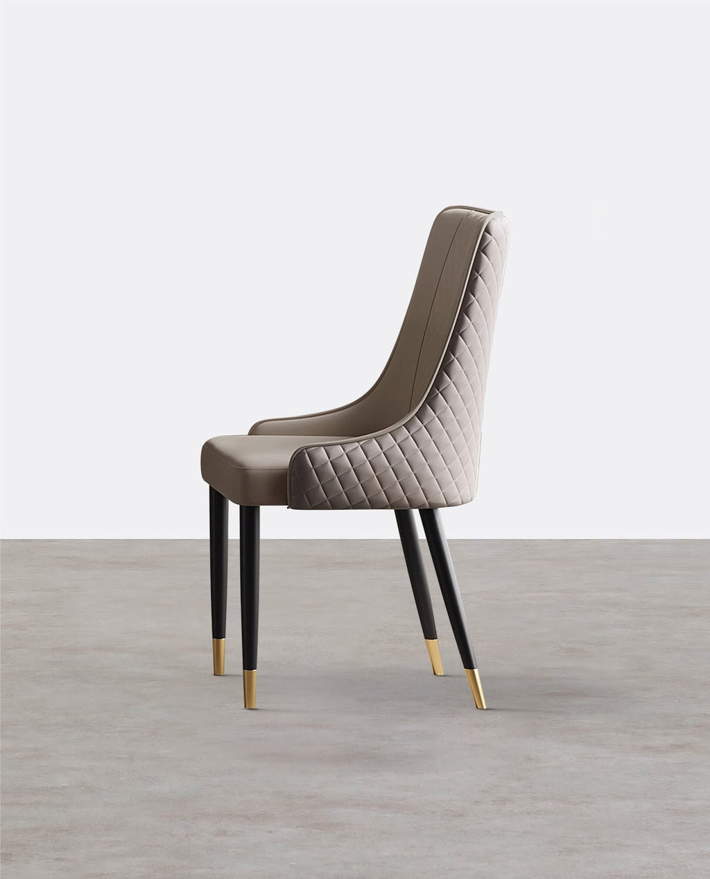 Costanza Matching Dining Chairs, Grey - Miola