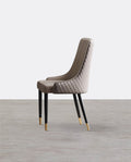 Costanza Matching Dining Chairs, Grey - Miola