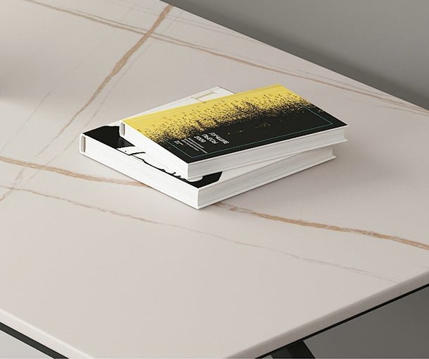 Simone Office Desk, Sintered Stone - Miola