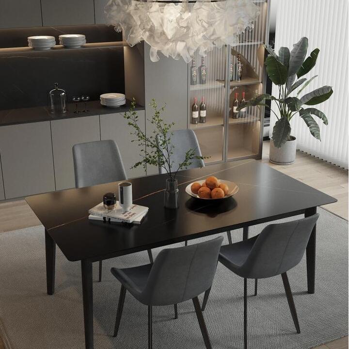 Samirah Dining Table, Sintered Stone - Miola