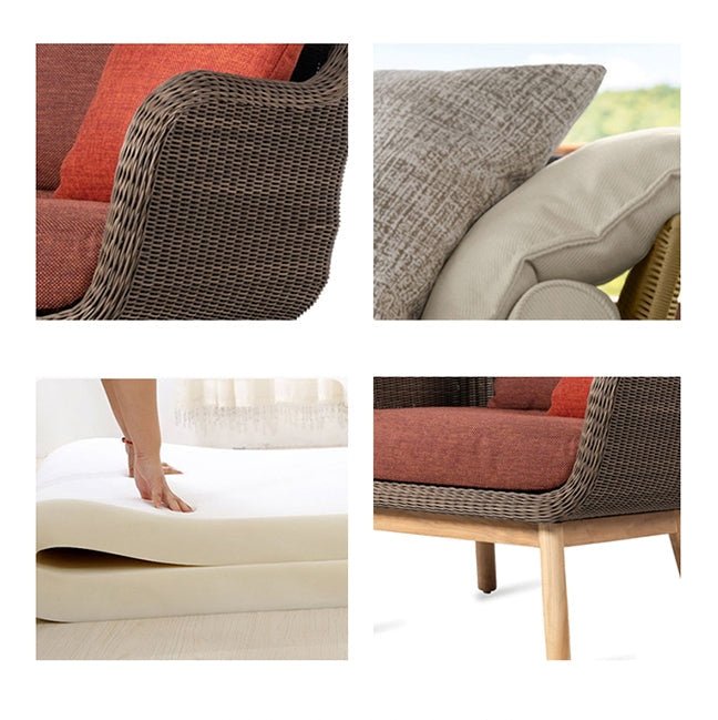 Julii Rattan Single Sofa, Two Seater Sofa, Outdoor Furniture - Miola