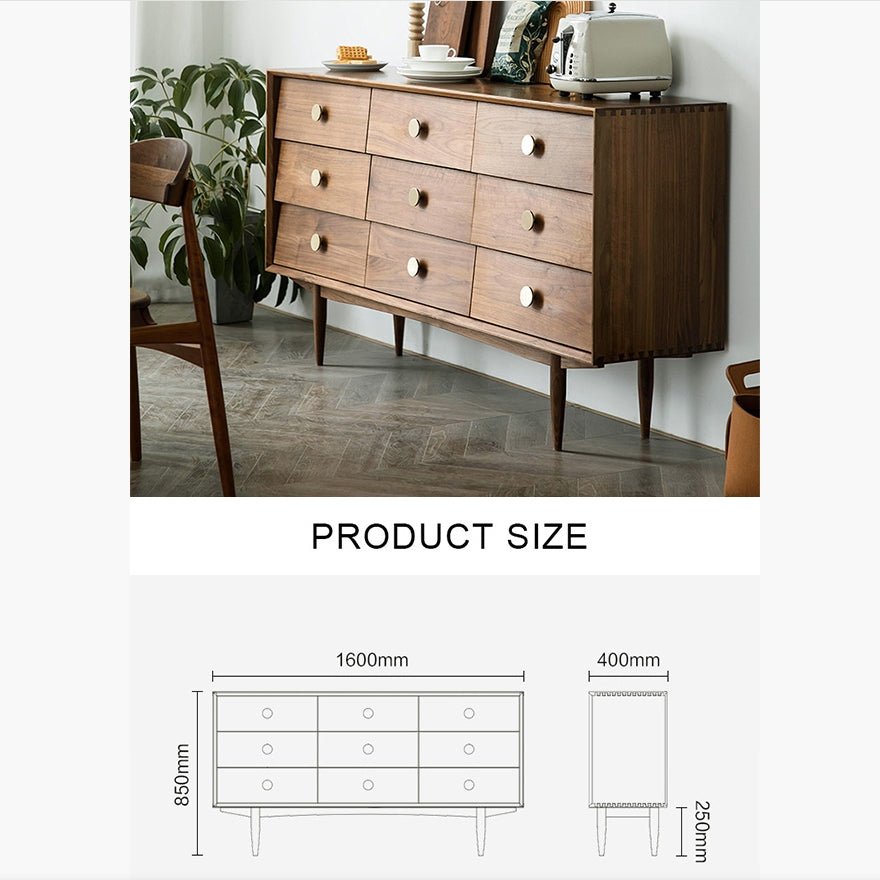 Ralph Sideboard, Solid Wood - Miola