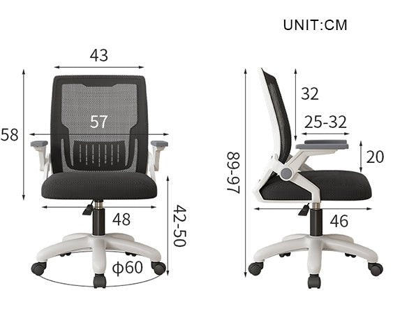 Isabel Mesh Office Chair - Miola