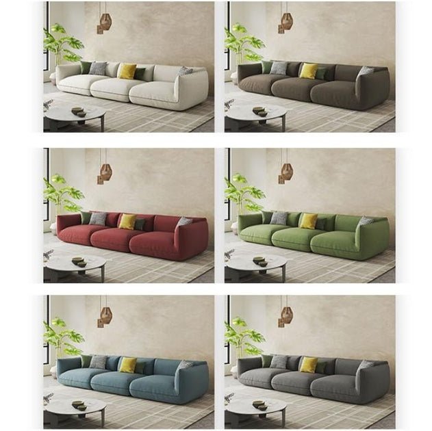 TOFU Agnes Three Seater Corner Sofa, Suede, Modular Sofa - Miola