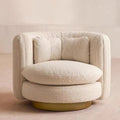 Nova Swivel Armchair, Boucle - Miola